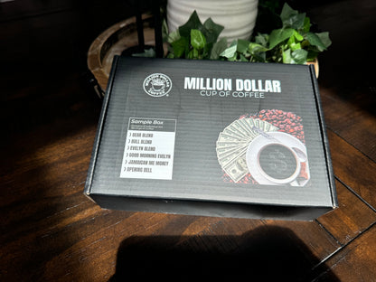 Million Dollar Cup of Coffee  Six Bag Sample Variety Pack