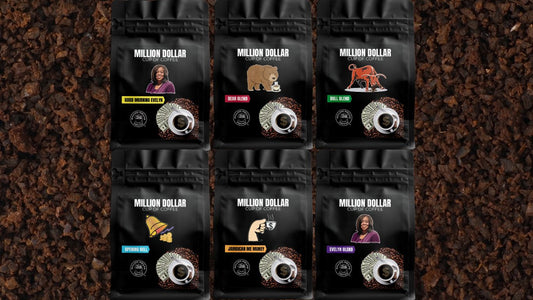 Million Dollar Cup of Coffee  Six Bag Sample Variety Pack